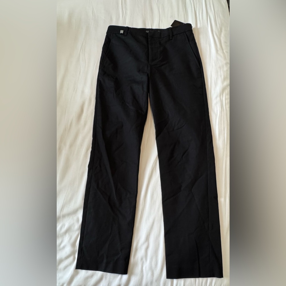 Lauren Ralph Lauren womens Size 4 Black Slim Fit Stretch Dress Pants NWT $145